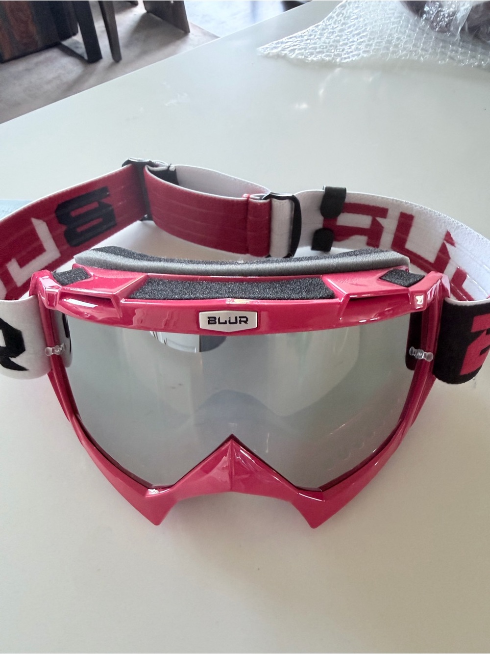 Blur B-10 Two Face Goggles in Pink/Black/White